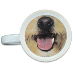 Taza con base impresa Mono o Perro